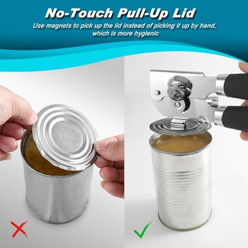 Heavy Duty Can Opener 2Pack for Seniors and Kitchen Use