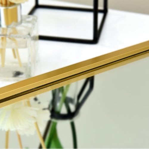 TZUFA Rectangle Wall Mirror - Gold 40x60CM157x236IN 1