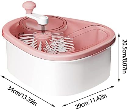 LOGMOR Fruit and Vegetable Washing Spinner with Self-Draining System