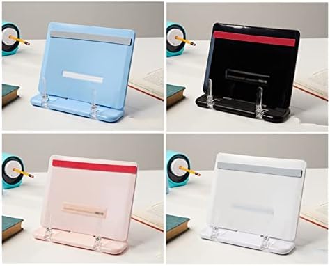 Yuidaaavzz Foldable Book Stand Holder - Adjustable Reading Stand for Home Office Use