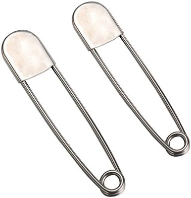 DEEKOUDT 6-Piece Extra Large Safety Pins Set