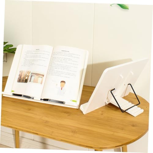 VILLFUL Handmade Wood Book Stand for Cookbooks and Textbooks