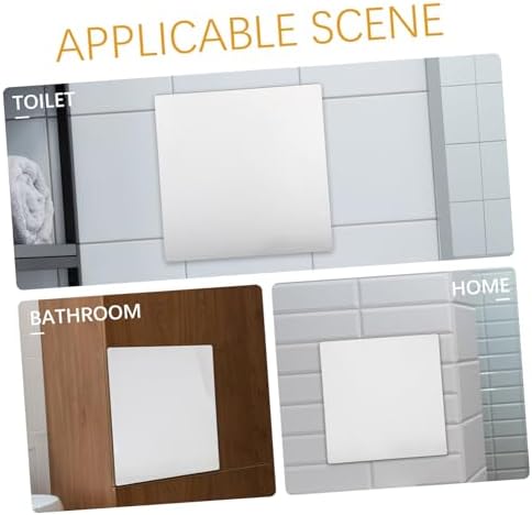 Mobestech Vanity Mirror Wall Mount Non-Breakable Acrylic Self-Adhesive