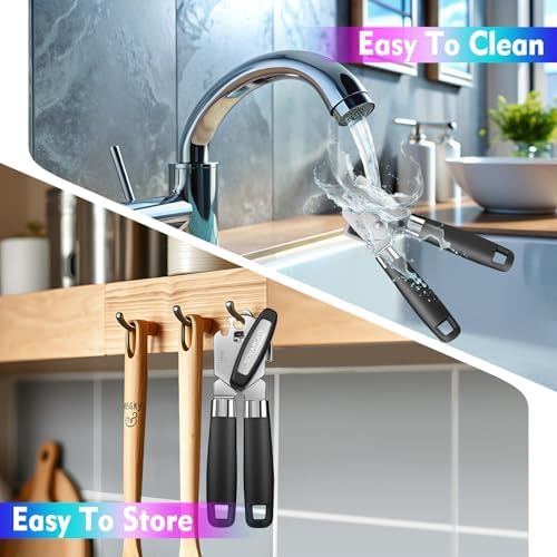 SOVARCATE Heavy Duty Can Opener with Magnet Lift