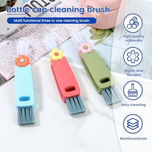 6 Pcs 3 in 1 Cup Lid Cleaning Brush Set 1