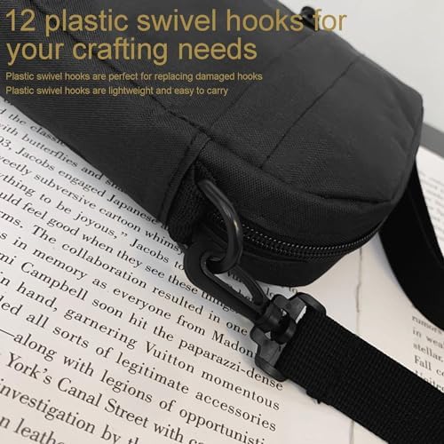 10pcs Plastic Swivel Snap Hooks for Paracord Backpack Straps