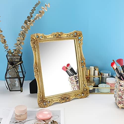 Sumnacon 12x10 Inch Vintage Gold Mirror