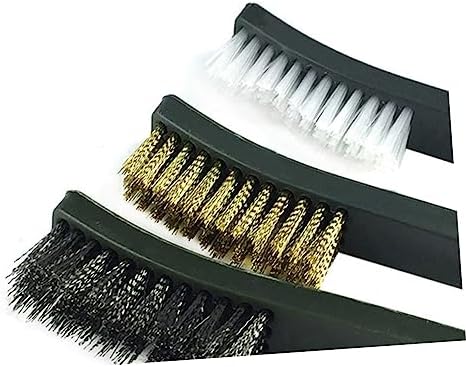 Double Ends Brass Brush Cleaning Kit for Kitchen 1