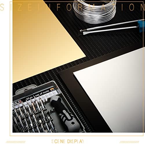 3 Pcs Gold Acrylic Mirror Sheets for Home Crafts