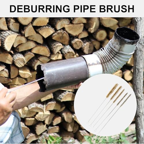 5Piece Brass Tube Brush Set for 6-15mm Pipes
