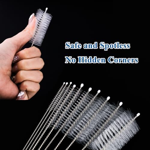 Inxens 10 Pack Straw Cleaner Brushes