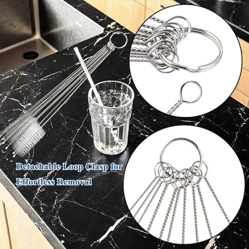 Inxens 10 Pack Straw Cleaner Brushes