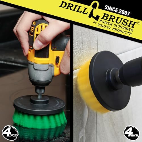 Drillbrush Cleaning Brush Combo Set for Kitchen and Bath