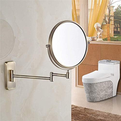 8 Inch Adjustable Magnifying Wall Mirror with 3X Lenses