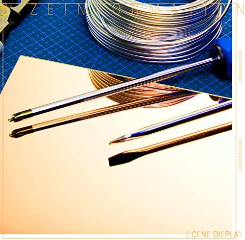 3 Pcs Gold Acrylic Mirror Sheets for Home Crafts