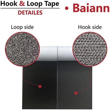 Baiann 6 x 3ft Adhesive Hook and Loop Strips Tape