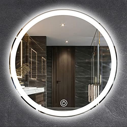 WXZX Wall Mirror with LED Lights and Anti-Fog
