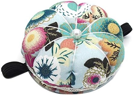 Pumpkin Wrist Needle Cushion Holder with Wristband Green