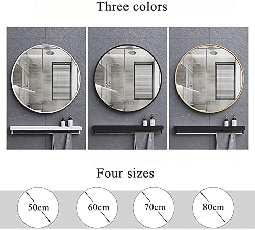 WXZX Round Wall Mounted Vanity Mirror