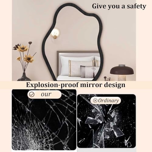 Bcofo Irregular Shape Mirror Brown 35x55cm