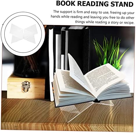 BCOATH X-Shaped Book Holder Stand for Reading