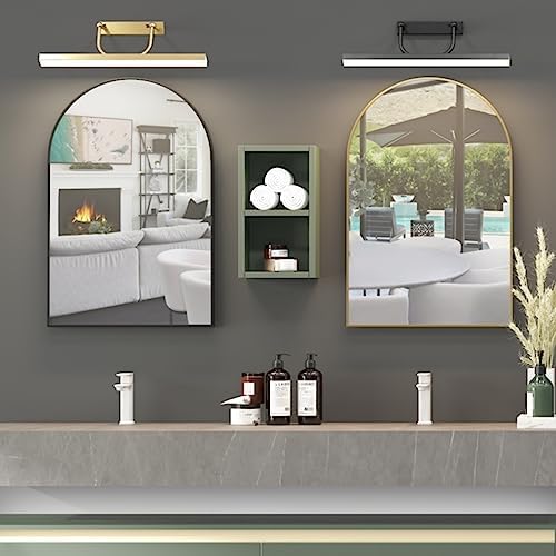 Poseerkey Arched Wall Mirror 20x30 Black Metal Frame