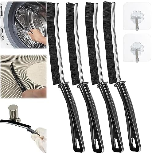 WandaQueen 4pcs Hard Bristle Crevice Cleaning Brush Set