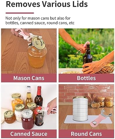 CYDW Mason Jar Opener with Soft Touch Handle 1