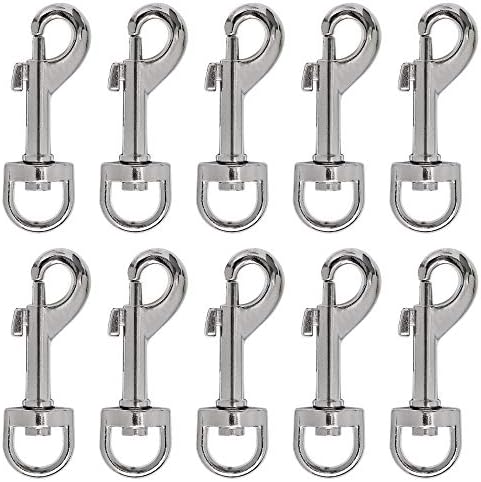 20pcs Heavy Duty Swivel Snap Hooks for Dog Leash and Crafts