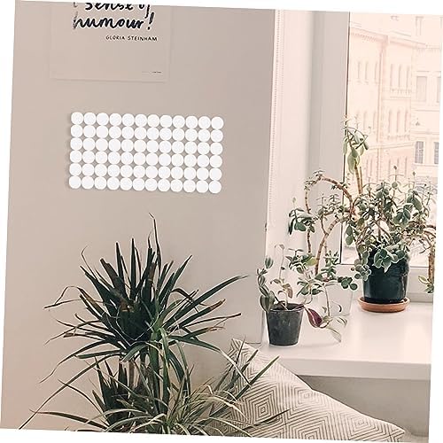 PRETYZOOM 30pcs Acrylic Mirror Wall Stickers
