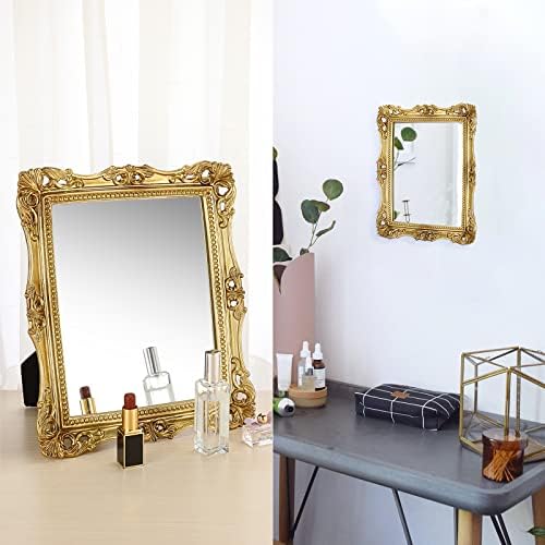 Sumnacon 12x10 Inch Vintage Gold Mirror