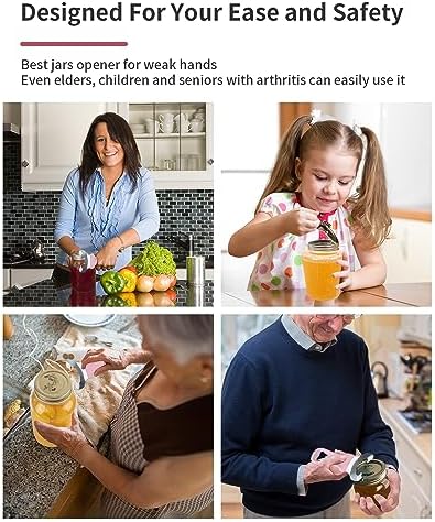 CYDW Mason Jar Opener with Soft Touch Handle 1