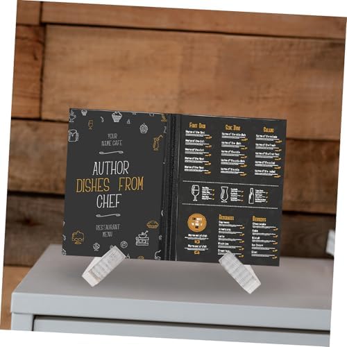 Mikinona X Shape Wood Book Stand Cookbooks Holder Anti-Fall