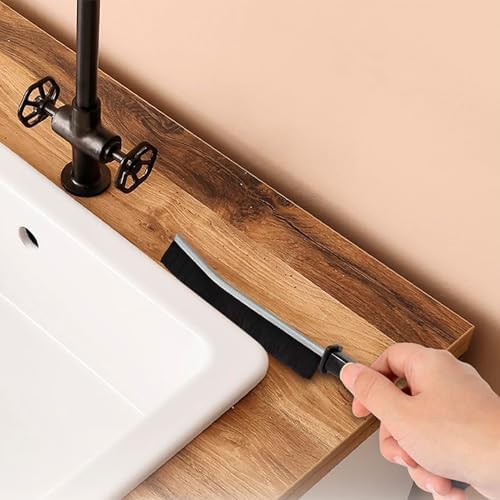 3-Piece Crevice Cleaning Brush Set for Window Sill Gap and Seam