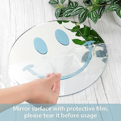 Dremisland Wall Mirror Preppy Decor Blue