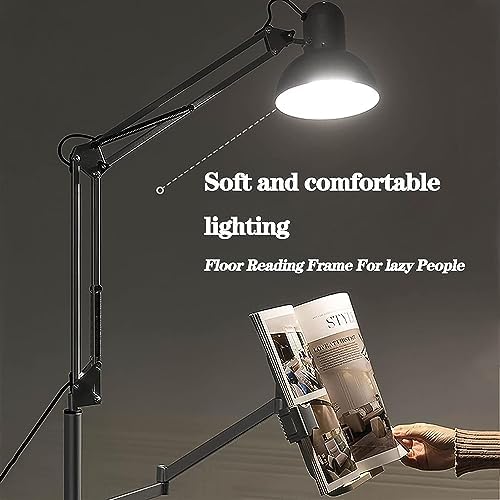 Foldable Reading Stand with Clamp and 360 Rotating Base