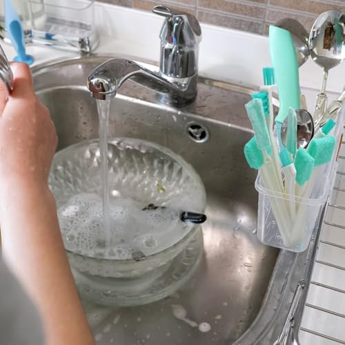 Sonku 8Pc Crevice Cleaning Brush Set with 2Pc Long Straw Brush