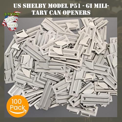 100 Pack of P-51 Can Openers - Stainless Steel Magnetic
