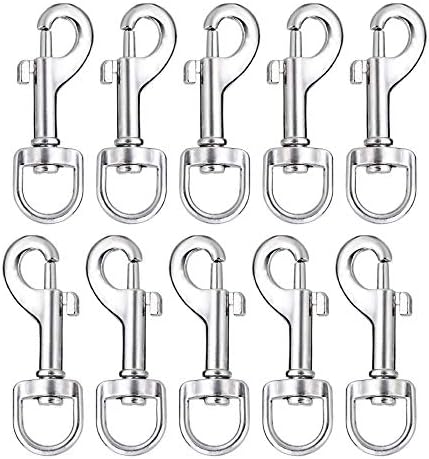 Lucky Goddness 50pcs Swivel Snap Hooks for DIY and Pet Collars