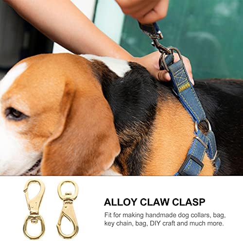 ULTECHNOVO Heavy Duty Swivel Clasps 2 Pcs Keychain Clips Buckles