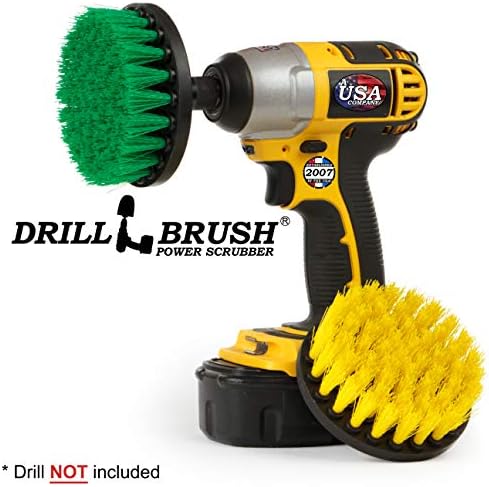 Drillbrush Cleaning Brush Combo Set for Kitchen and Bath