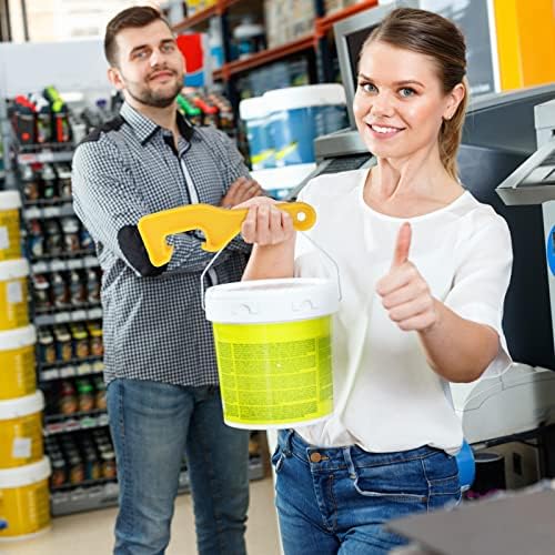 Prasacco 3 Pcs Bucket Opener Tools 5 Gallon Paint Can Opener Plastic Set
