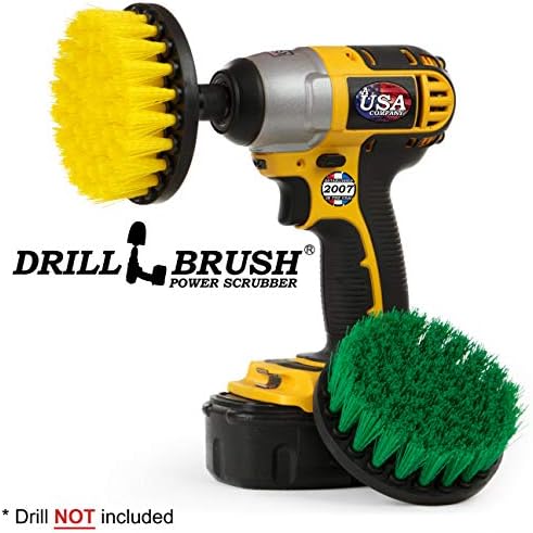 Drillbrush Cleaning Brush Combo Set for Kitchen and Bath