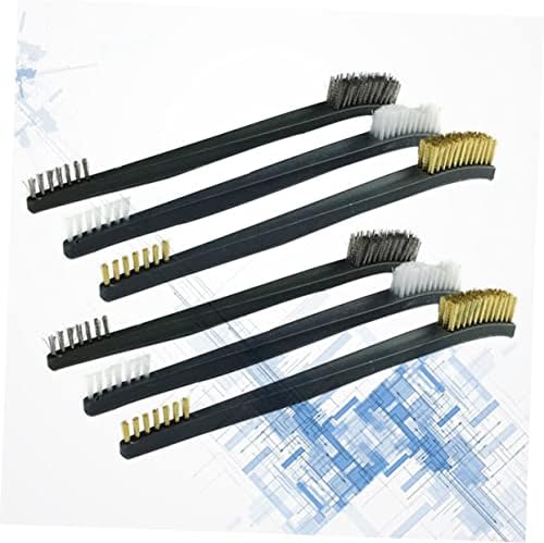 Double Ends Brass Brush Cleaning Kit for Kitchen 1