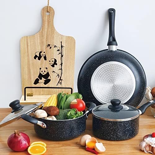 PLIGREAT Panda Cookbook Stand - Adjustable and Space-Saving