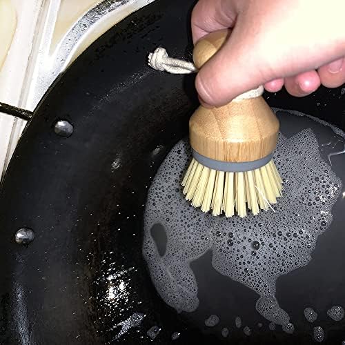 Rangale Pack of 2 Bamboo Dish Scrub Brush