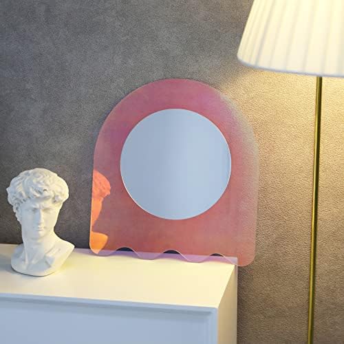 LONGSHENG Desk Mirror with Colorful Gradient Effect