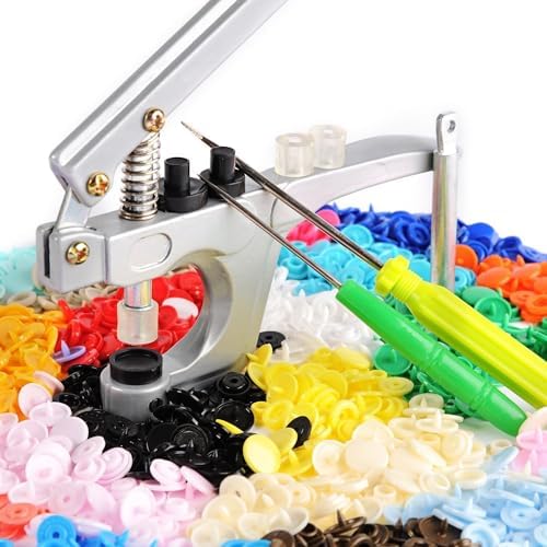 LIHAO Snaps and Snap Pliers Set for Sewing Crafts