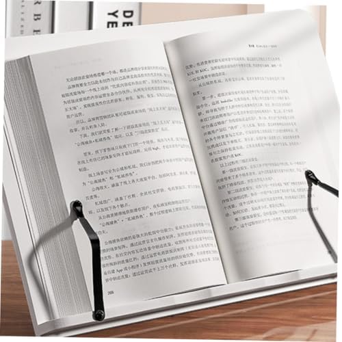 KALLORY Adjustable Wooden Book Stand for Reading and Display 1