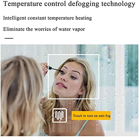 LED Lighted Bathroom Mirror with Anti-Fog and Touch Control